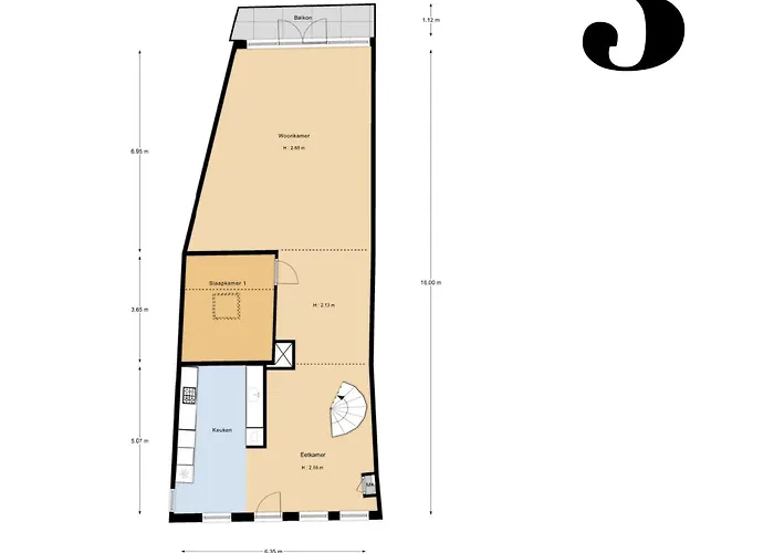 Apartment Peulenstraat 224